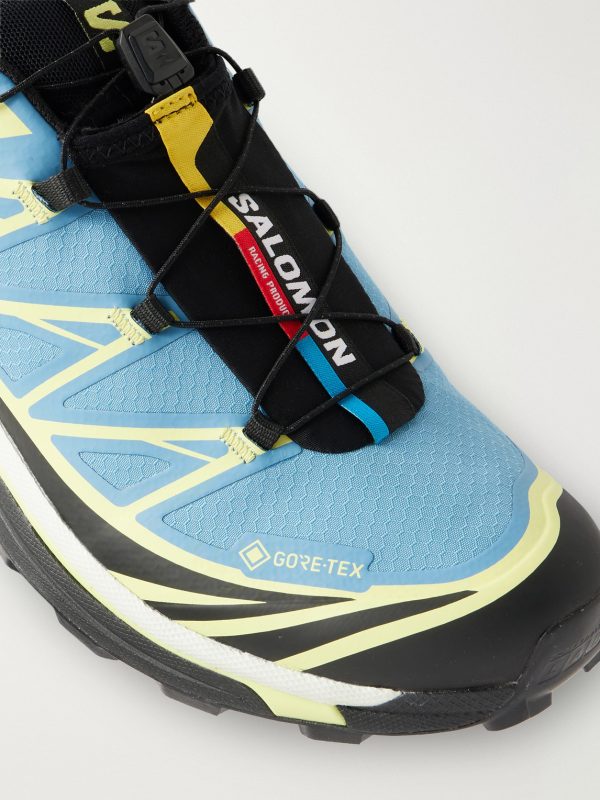 XT-6 GTX Rubber-Trimmed GORE-TEX Mesh Sneakers - CU XT-6 GTX Rubber-Trimmed GORE-TEX Mesh Sneakers - CU