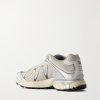XT-WHISPER Metallic Rubber-Trimmed Mesh Sneakers - BK XT-WHISPER Metallic Rubber-Trimmed Mesh Sneakers - BK