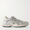 XT-WHISPER Metallic Rubber-Trimmed Mesh Sneakers XT-WHISPER Metallic Rubber-Trimmed Mesh Sneakers