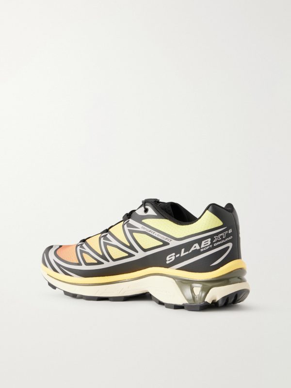 XT-6 Rubber-Trimmed Mesh Sneakers - BK XT-6 Rubber-Trimmed Mesh Sneakers - BK