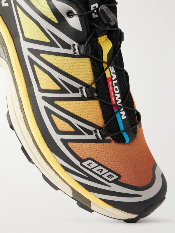 XT-6 Rubber-Trimmed Mesh Sneakers - CU XT-6 Rubber-Trimmed Mesh Sneakers - CU