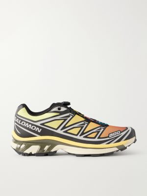 XT-6 Rubber-Trimmed Mesh Sneakers