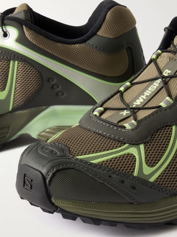 XT-WHISPER Rubber-Trimmed Mesh Sneakers - CU XT-WHISPER Rubber-Trimmed Mesh Sneakers - CU