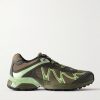 XT-WHISPER Rubber-Trimmed Mesh Sneakers XT-WHISPER Rubber-Trimmed Mesh Sneakers