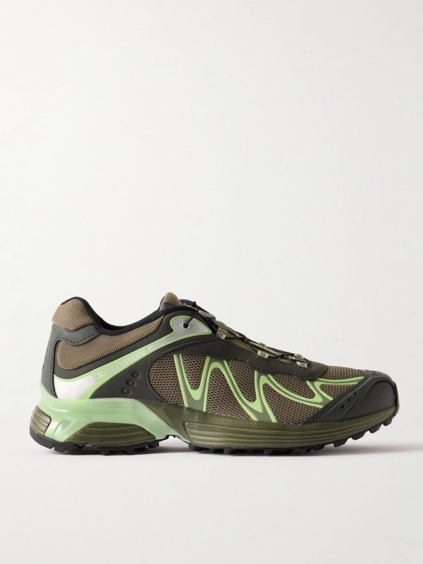XT-WHISPER Rubber-Trimmed Mesh Sneakers XT-WHISPER Rubber-Trimmed Mesh Sneakers