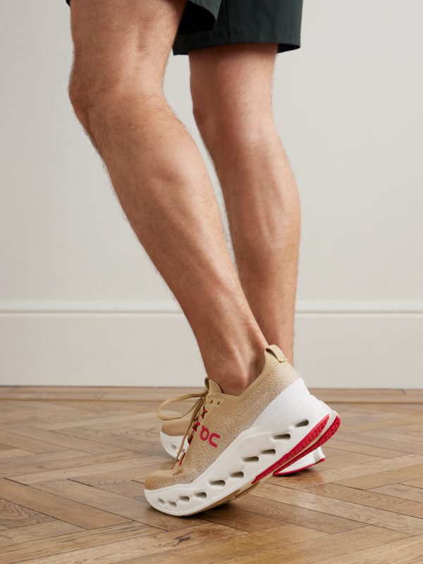 Cloudsurfer Max Rubber-Trimmed Mesh Sneakers - OU Cloudsurfer Max Rubber-Trimmed Mesh Sneakers - OU