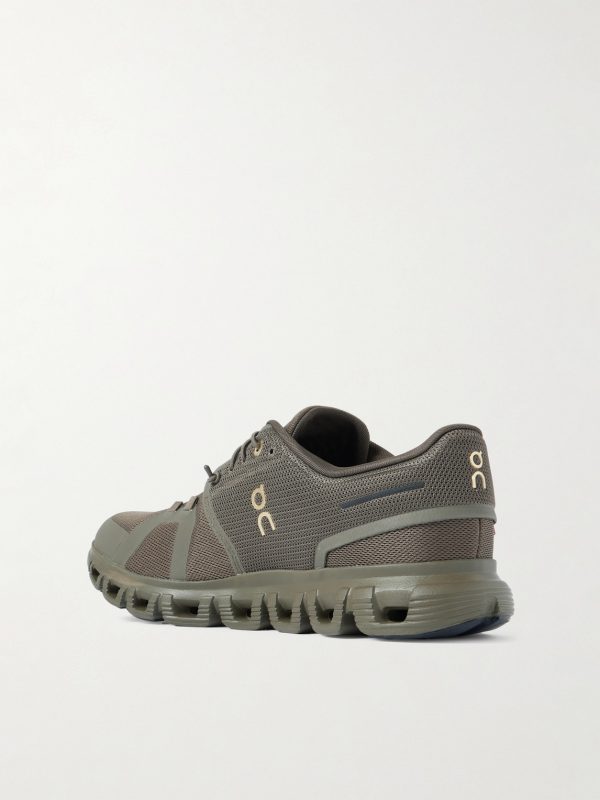 Cloud 6 Rubber-Trimmed Mesh Slip-On Sneakers - BK Cloud 6 Rubber-Trimmed Mesh Slip-On Sneakers - BK