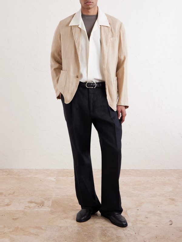 Aaron Garment-Dyed Linen Blazer - OU Aaron Garment-Dyed Linen Blazer - OU