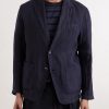 Aaron Garment-Dyed Linen Blazer - FR