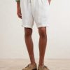 Samuel Straight-Leg Linen Drawstring Shorts - FR Samuel Straight-Leg Linen Drawstring Shorts - FR