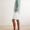 Samuel Straight-Leg Linen Drawstring Shorts - OU Samuel Straight-Leg Linen Drawstring Shorts - OU