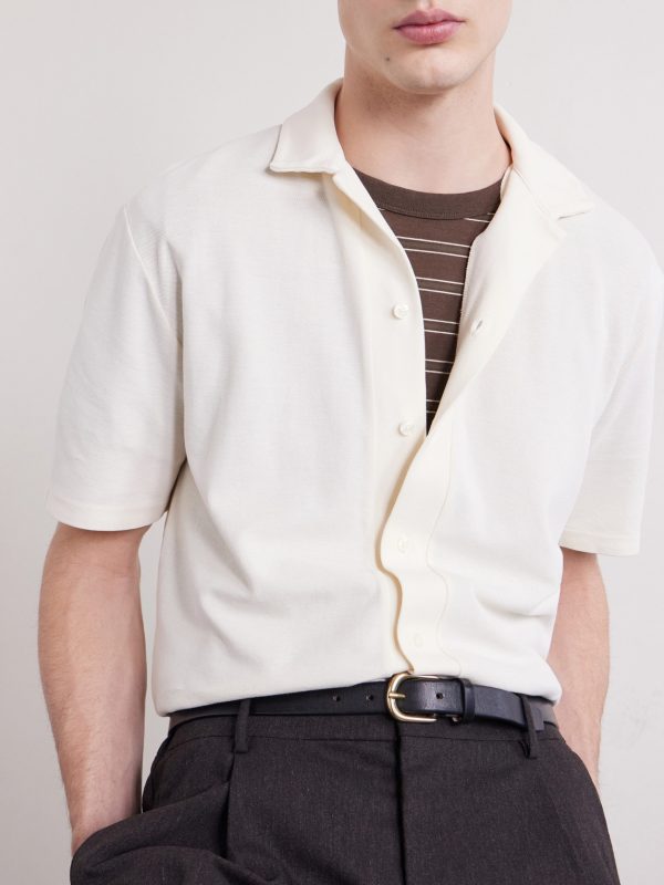 Jean Camp-Collar Cotton-Piqué Shirt - CU Jean Camp-Collar Cotton-Piqué Shirt - CU