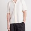 Jean Camp-Collar Cotton-Piqué Shirt - FR Jean Camp-Collar Cotton-Piqué Shirt - FR