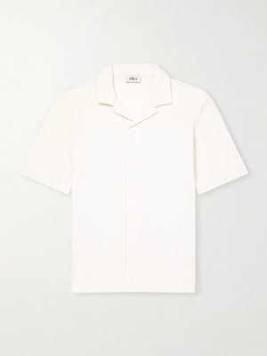 Jean Camp-Collar Cotton-Piqué Shirt Jean Camp-Collar Cotton-Piqué Shirt