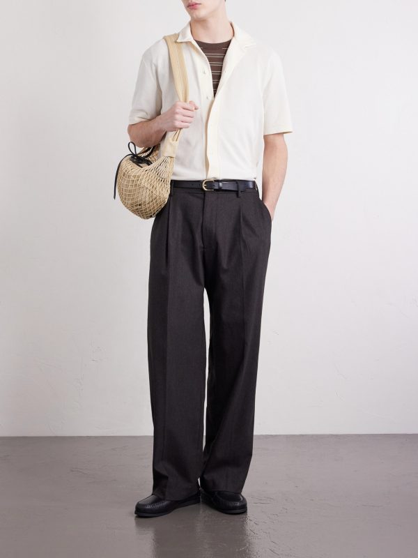 Jean Camp-Collar Cotton-Piqué Shirt - OU Jean Camp-Collar Cotton-Piqué Shirt - OU