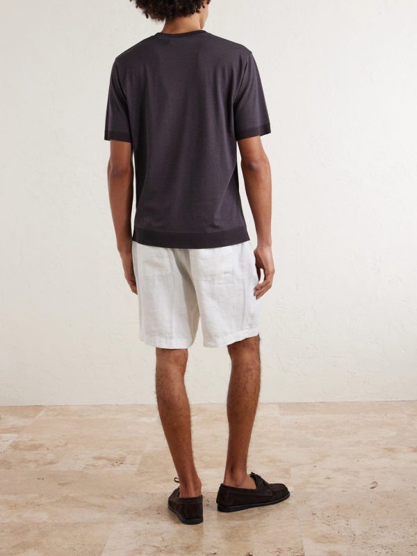 Cecil Lyocell and Cotton-Blend Jersey T-Shirt - BK Cecil Lyocell and Cotton-Blend Jersey T-Shirt - BK