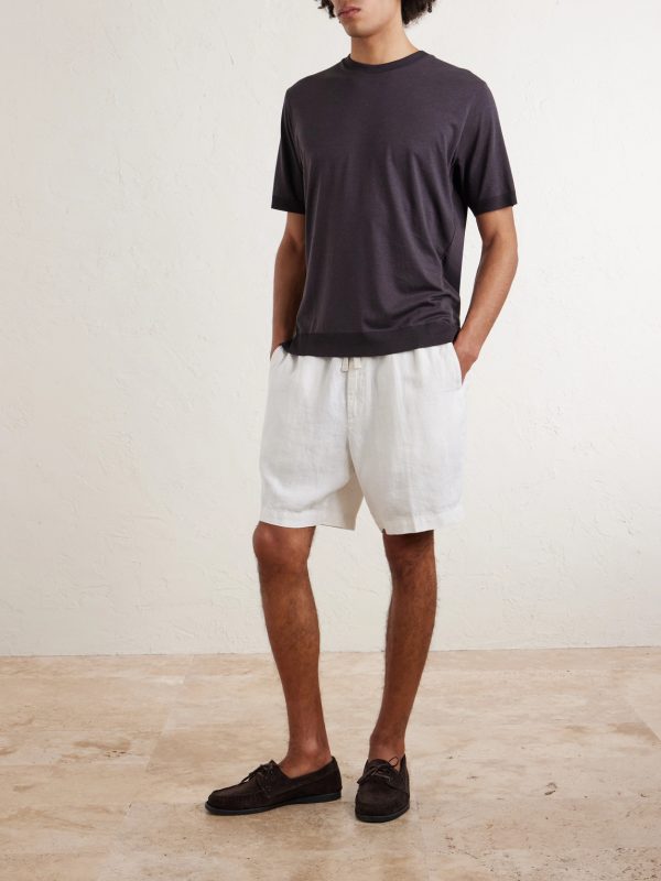 Cecil Lyocell and Cotton-Blend Jersey T-Shirt - OU Cecil Lyocell and Cotton-Blend Jersey T-Shirt - OU