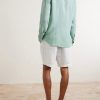 Garment-Dyed Linen Shirt - BK Garment-Dyed Linen Shirt - BK