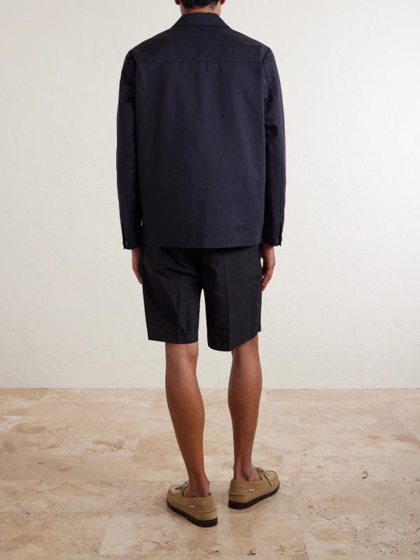 Constantin Cotton and Linen-Blend Overshirt - BK Constantin Cotton and Linen-Blend Overshirt - BK
