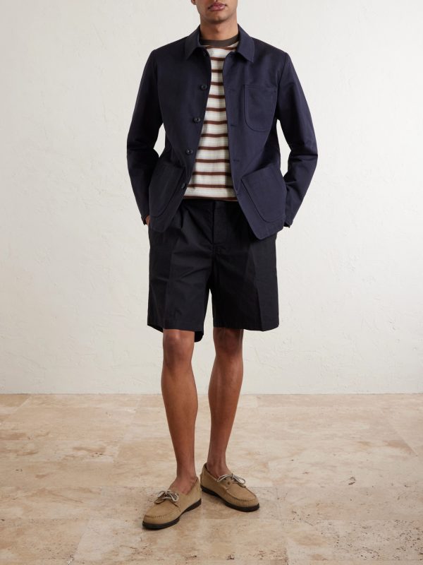 Constantin Cotton and Linen-Blend Overshirt - OU Constantin Cotton and Linen-Blend Overshirt - OU