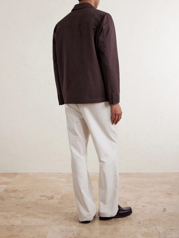 Constantin Cotton and Linen-Blend Overshirt - BK Constantin Cotton and Linen-Blend Overshirt - BK