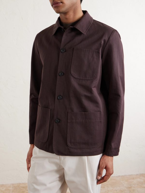 Constantin Cotton and Linen-Blend Overshirt - FR Constantin Cotton and Linen-Blend Overshirt - FR