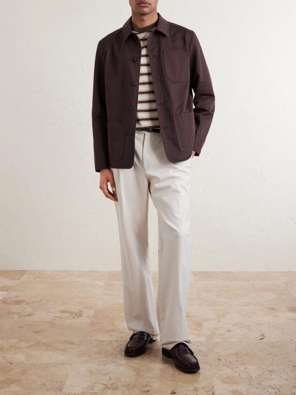 Constantin Cotton and Linen-Blend Overshirt - OU Constantin Cotton and Linen-Blend Overshirt - OU