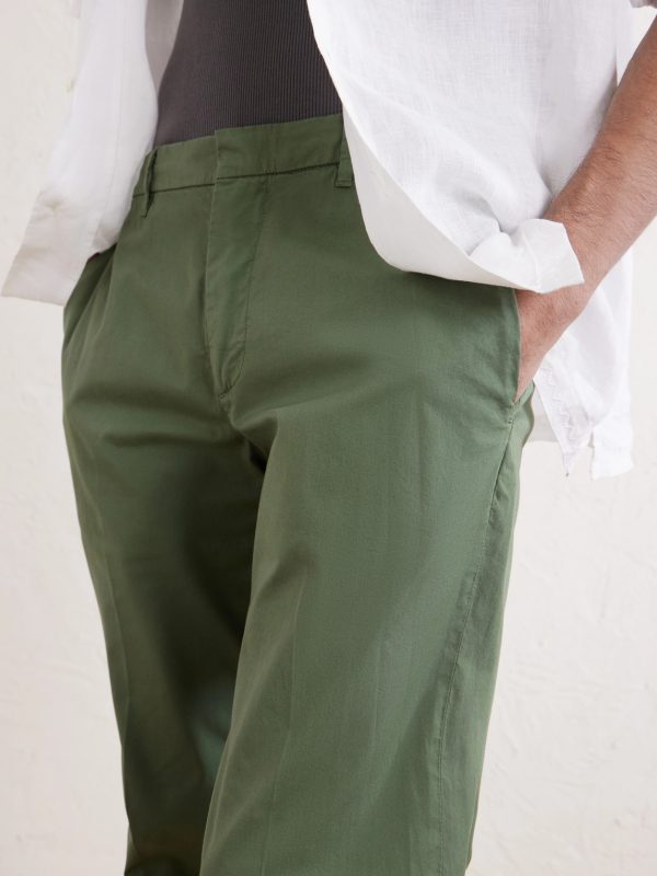 Dumbo Tapered Cotton-Blend Gabardine Trousers - CU