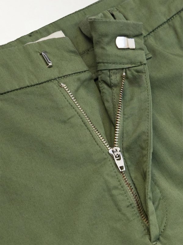 Dumbo Tapered Cotton-Blend Gabardine Trousers - E1