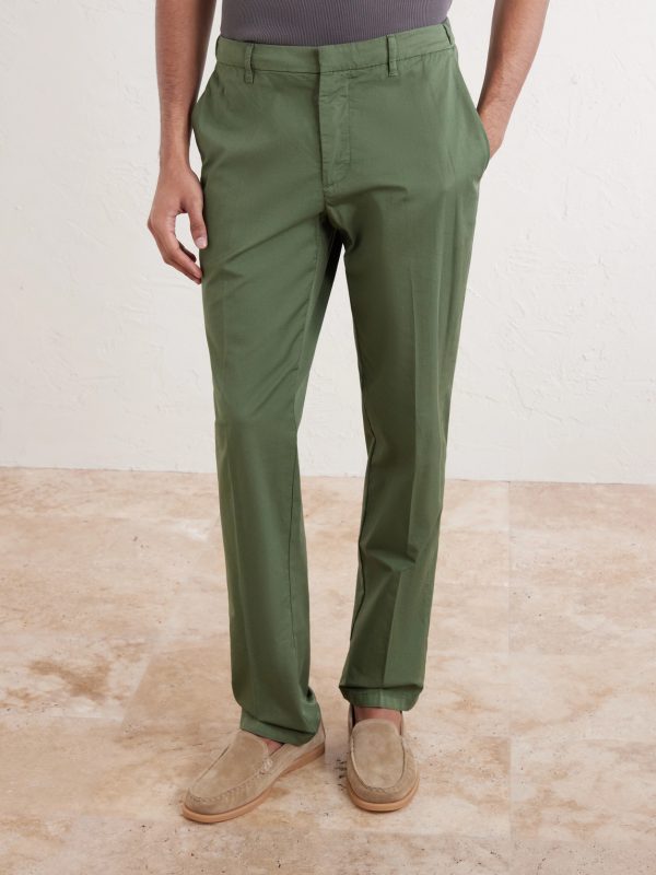 Dumbo Tapered Cotton-Blend Gabardine Trousers - FR