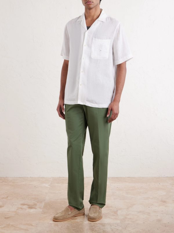 Dumbo Tapered Cotton-Blend Gabardine Trousers - OU