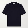 Pierre Honeycomb-Knit Cotton-Piqué Polo Shirt Pierre Honeycomb-Knit Cotton-Piqué Polo Shirt