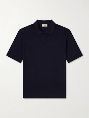 Pierre Honeycomb-Knit Cotton-Piqué Polo Shirt Pierre Honeycomb-Knit Cotton-Piqué Polo Shirt