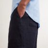Samuel Straight-Leg Linen Drawstring Shorts - CU