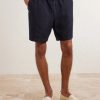 Samuel Straight-Leg Linen Drawstring Shorts - FR