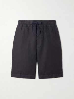 Samuel Straight-Leg Linen Drawstring Shorts Samuel Straight-Leg Linen Drawstring Shorts