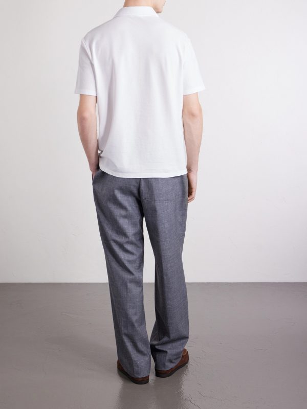 Greg Cotton-Blend Piqué Polo Shirt - BK Greg Cotton-Blend Piqué Polo Shirt - BK