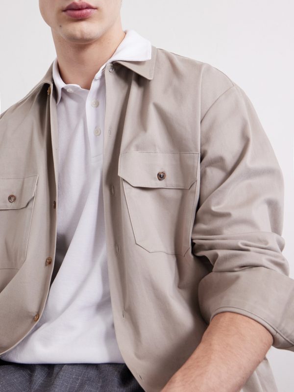 Greg Cotton-Blend Piqué Polo Shirt - CU Greg Cotton-Blend Piqué Polo Shirt - CU