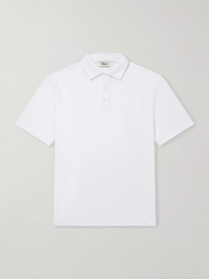 Greg Cotton-Blend Piqué Polo Shirt Greg Cotton-Blend Piqué Polo Shirt
