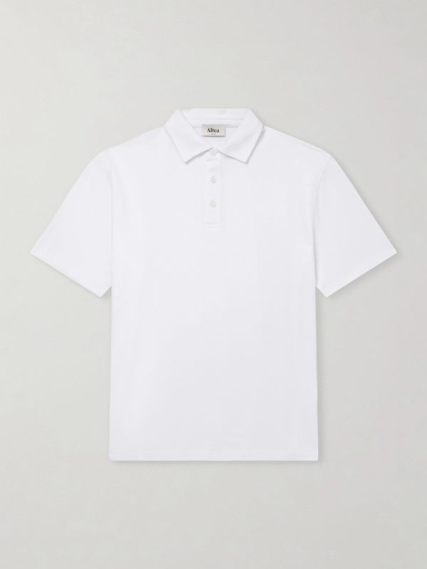 Greg Cotton-Blend Piqué Polo Shirt Greg Cotton-Blend Piqué Polo Shirt