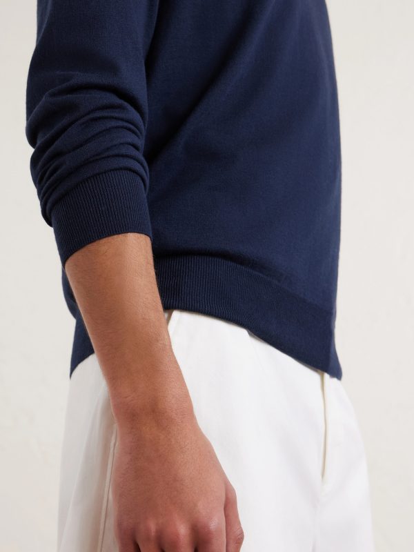 Cotton and Cashmere-Blend Sweater - CU