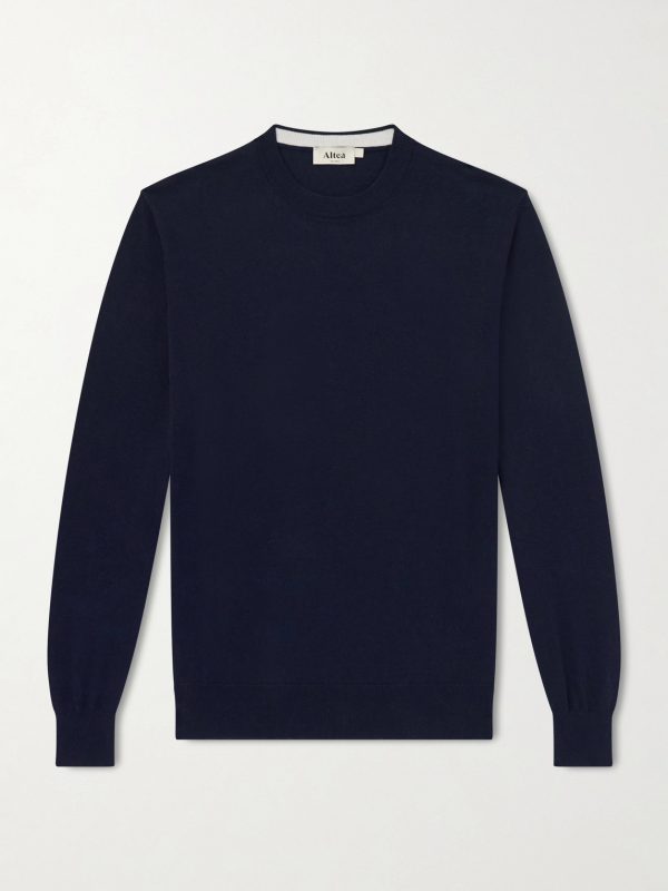 Cotton and Cashmere-Blend Sweater