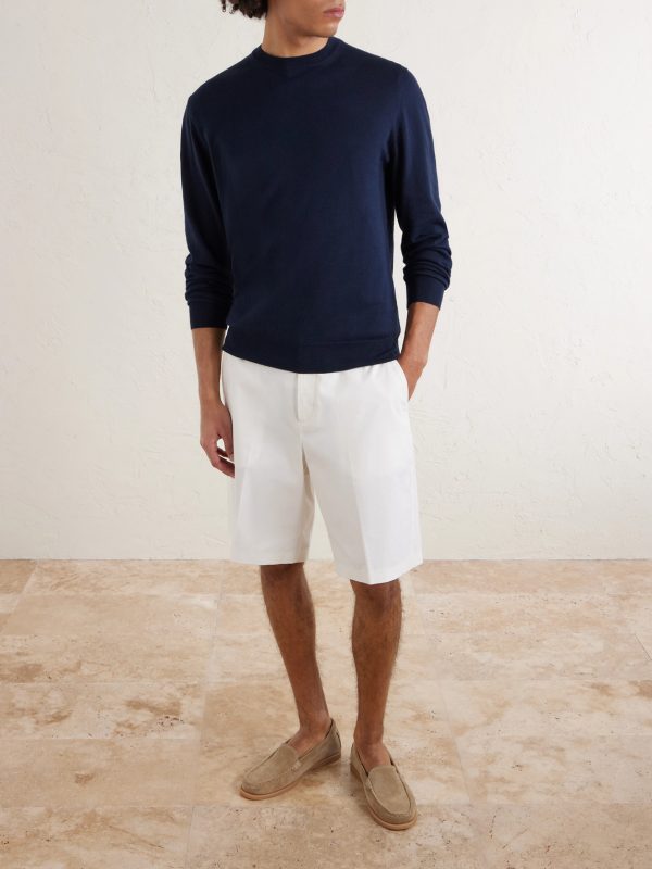 Cotton and Cashmere-Blend Sweater - OU