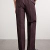 Orval Straight-Leg Cotton and Linen-Blend Gabardine Trousers - BK