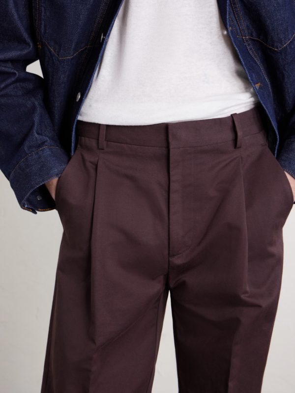 Orval Straight-Leg Cotton and Linen-Blend Gabardine Trousers - CU