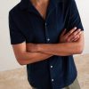Harvey Camp-Collar Cotton-Terry Shirt - CU Harvey Camp-Collar Cotton-Terry Shirt - CU