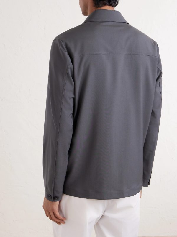 Constantin Virgin Wool Overshirt - BK Constantin Virgin Wool Overshirt - BK