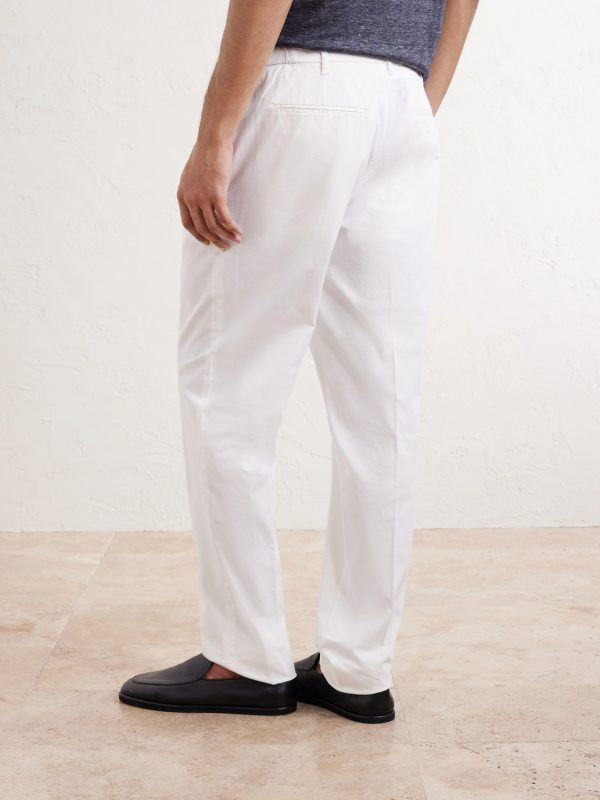 Dumbo Tapered Cotton-Blend Gabardine Trousers - BK