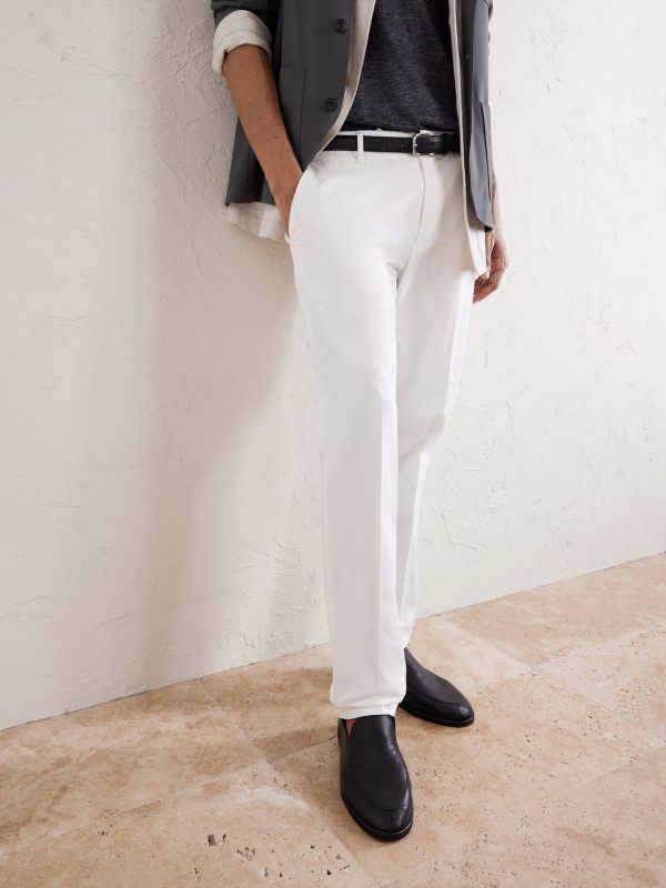 Dumbo Tapered Cotton-Blend Gabardine Trousers - CU