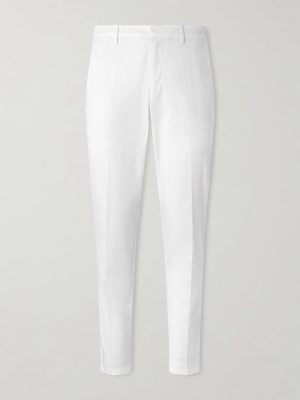 Dumbo Tapered Cotton-Blend Gabardine Trousers Dumbo Tapered Cotton-Blend Gabardine Trousers